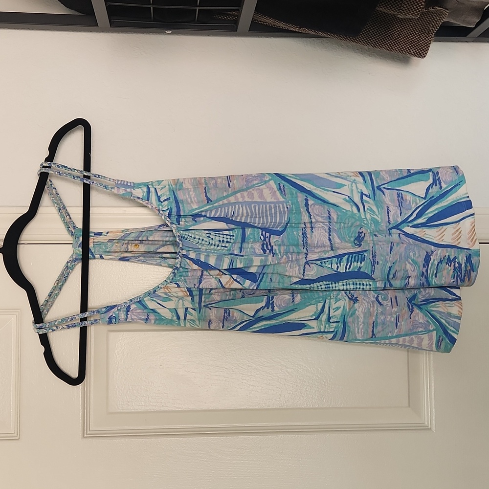 Lily Pulitzer Blue Nautical Tank Top Large - Picture 2 of 6